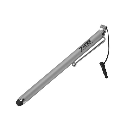Port Designs Phone and Tablet Stylus - Silver (2 pack by Valotronics)