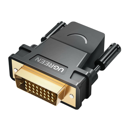 UGREEN 20124-20124 DVI (24+1) Male to HDMI Female Adapter - Black (2 pack by Valotronics)