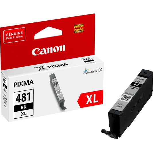 Canon-Ink-CLI-481 XL BK-TS704/ S6140/ TS6240/ TS8140/ TS8240/ TS9140/ TS7540/ TS