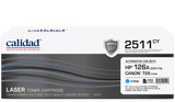 Calidad 2511-CY Cyan Toner alternative for HP 126A Cyan (CE311A); CANON CART 329C, CART 729C