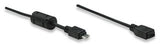 Manhattan Micro USB AM to Micro USB Female (2 pack by Valotronics)