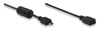 Manhattan Micro USB BM to Micro USB Female (2 pack by Valotronics)