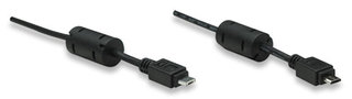 Manhattan Micro USB B male to USB Micro A male 1M (2 pack by Valotronics)