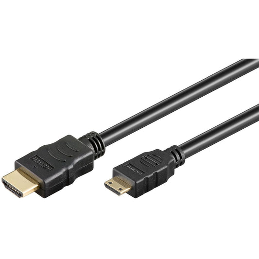 Goobay HDMI Male to HDMI mini Male High Speed 1.5m Cable with Ethernet (3 pack by Valotronics)