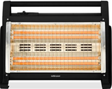 Mellerware Heater 2 Heat Settings Quartz Plastic Black 4