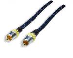 Manhattan Single Cinch RCA to Single Cinch RCA (2 pack by Valotronics)