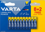 Varta LongLife Power Alkaline AAA 10 Battery (3 pack by Valotronics)
