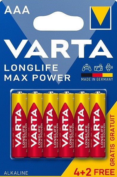 Varta LR03 AAA Max Power Battery (2 pack by Valotronics)