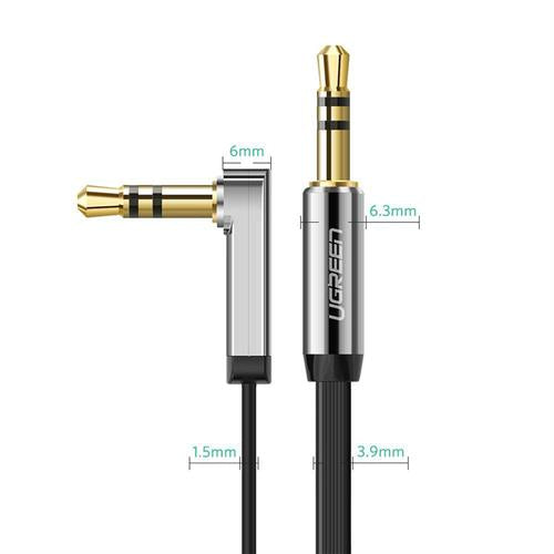 Ugreen 3.5mm Audio Cable Stereo Auxiliary AUX Cord Gold (2 pack by Valotronics)