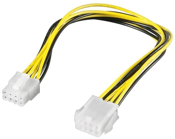 Goobay 8-Pin PC Power Extension Cable (5 pack by Valotronics)