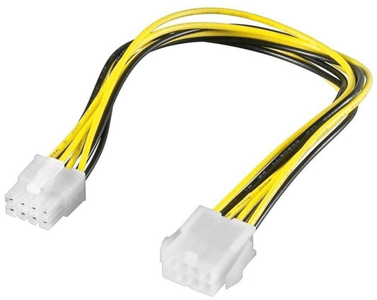 Goobay 8-Pin PC Power Extension Cable (5 pack by Valotronics)
