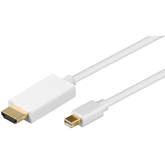 Goobay Mini DisplayPort to HDMI Adapter 2m Gold-Plated Cable