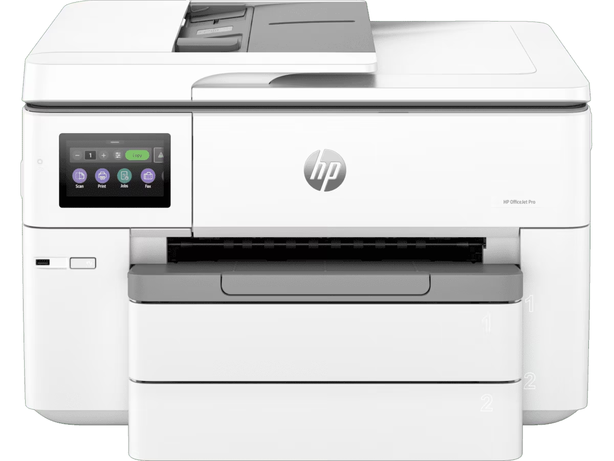 HP OfficeJet Pro 9730 Wide Format All-in-One Printer. Functions: Print, copy, sc