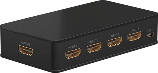 Goobay HDMI Switch 4 to 1 (4K @ 60 Hz)