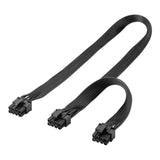 Goobay Power Supply Cable 8-Pin Male to Dual 6+2 Male for PCIe