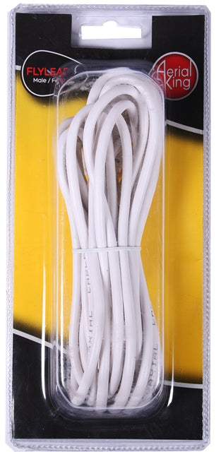 Aerial King Fly Lead 5m Male to Female (2 pack by Valotronics)