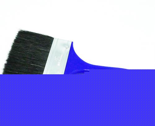 Noble 4 Inch Paint Brush Blue Handle (3 pack by Valotronics)