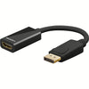 Goobay DisplayPort to HDMI Adapter Cable 1.2, Gold-Plated