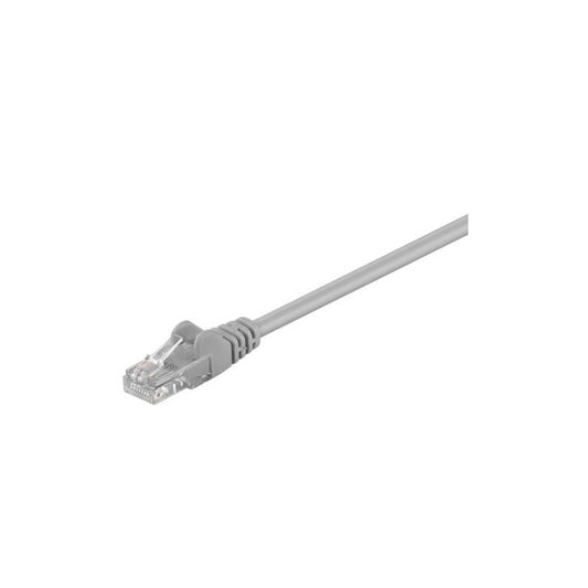 Goobay CAT 5e U/UTP 10m Patch Cable - Grey (3 pack by Valotronics)