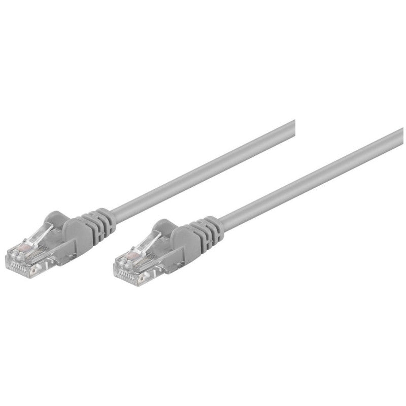 Goobay CAT 6 U/UTP 5m Patch Cable - Grey (3 pack by Valotronics)