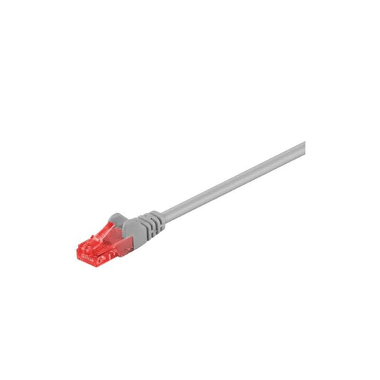 Goobay CAT 6 U/UTP 1m Patch Cable - Grey (5 pack by Valotronics)