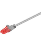 Goobay CAT 6 U/UTP 2m Patch Cable - Grey (5 pack by Valotronics)