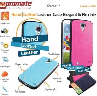 Promate Lanko.S4-Hand-Crafted Leather Case, Protective,