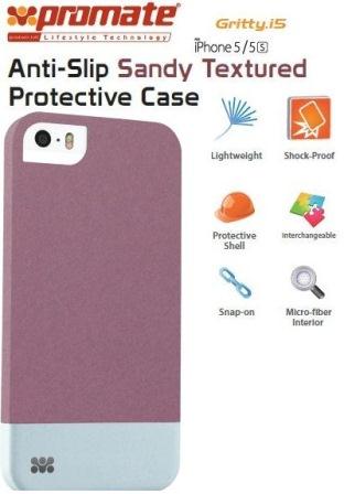 Promate Gritty-i5 iPhone 5 Anti-Slip (2 pack by Valotronics)