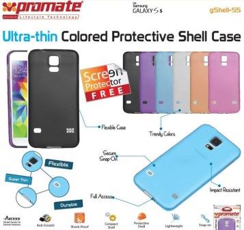 Promate Gshell S5 Ultra-thin Colored (2 pack by Valotronics)