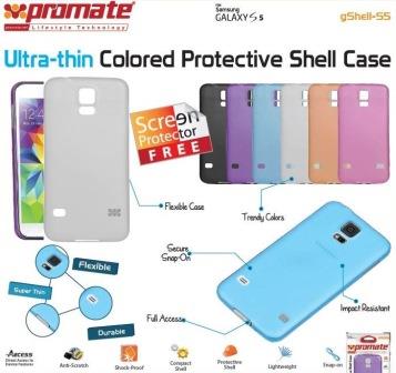 Promate Gshell S5 Ultra-thin Colored (2 pack by Valotronics)
