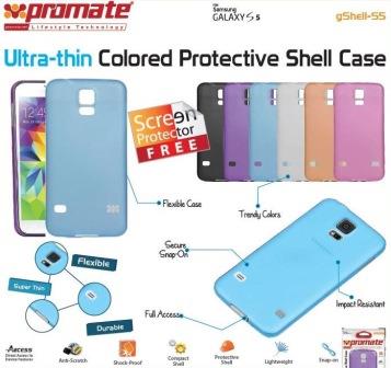 Promate Gshell S5 ,Ultra-thin Colored (2 pack by Valotronics)