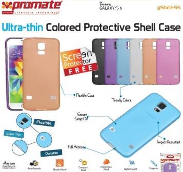 Promate Gshell S5 Ultra-thin Colored (2 pack by Valotronics)