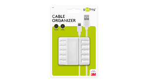 Goobay Cable Management 5 Slots 2-Piece Set - White (3 pack by Valotronics)