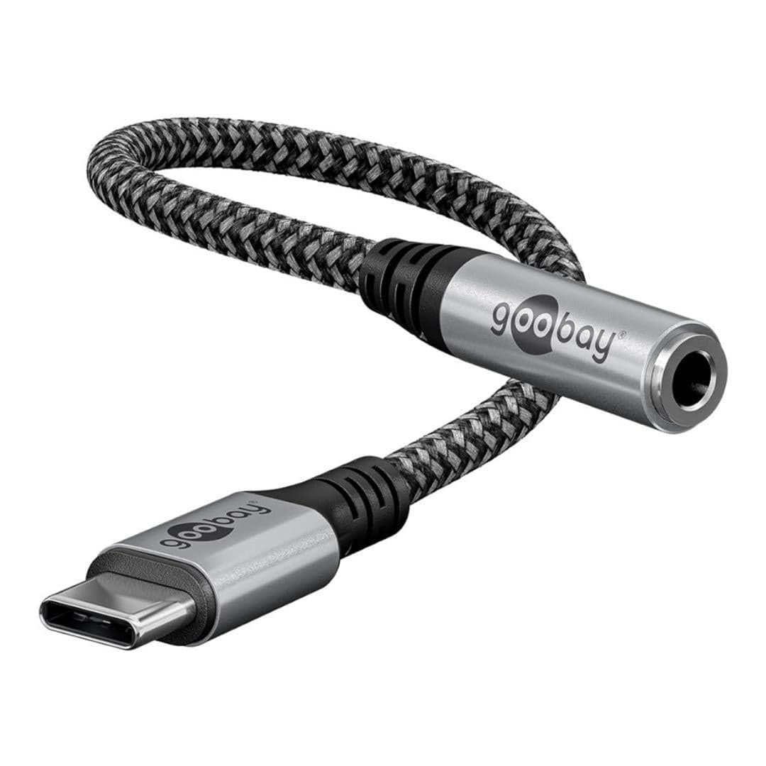 Goobay USB-C to Audio Jack 3.5mm Cable (2 pack by Valotronics)