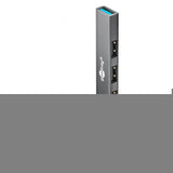 Goobay Slim 4-Port USB Hub, USB-A to 1 x USB-A 3.2 and 3 x USB-A 2.0 (2 pack by Valotronics)