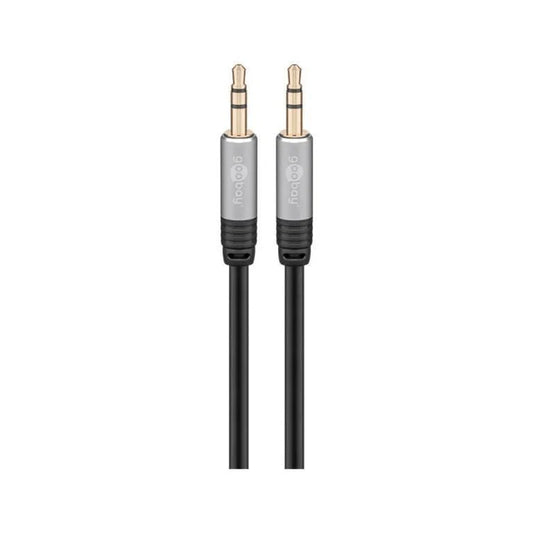 Goobay Stereo 3.5mm Jack Audio Adapter 3m Cable (2 pack by Valotronics)