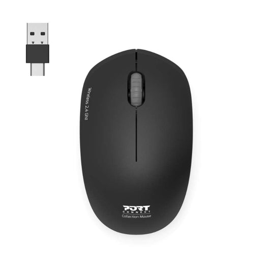 Port Connect Mouse Collection Wireless Black