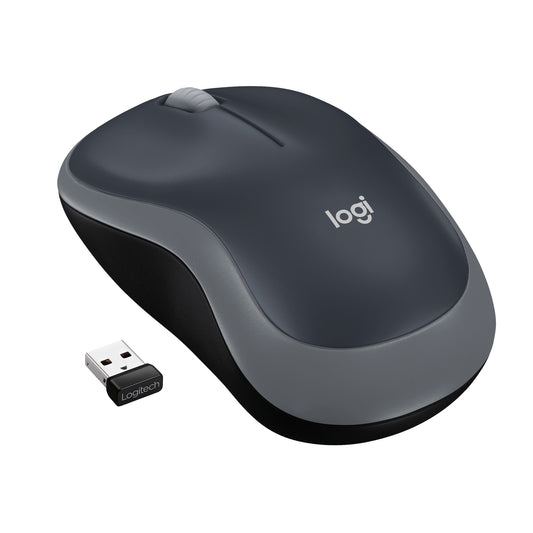 Logitech Wireless Mouse M185 - Swift Grey - 2.4GHZ - N/A - EMEA-808 - 10PK Arca