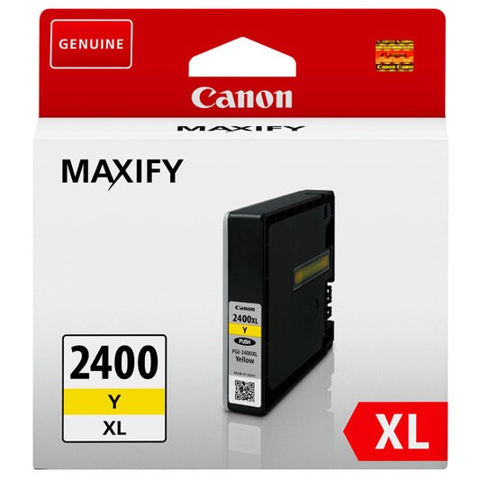 Canon-Ink-PGI-2400XL Y-IB4040/IB4140/  MB5040/ MB5140/ MB5340/ MB5440- Yield 150