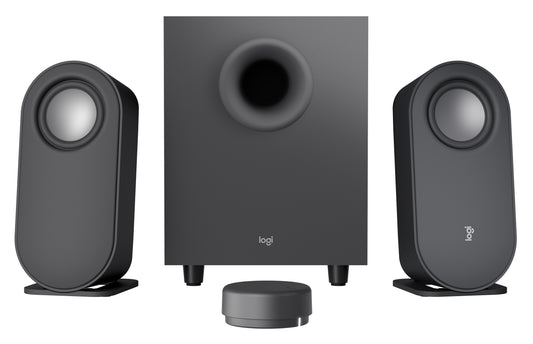 Logitech Z407 Bluetooth Computer Speakers With Subwoofer Graphite. 80W peak, DSP