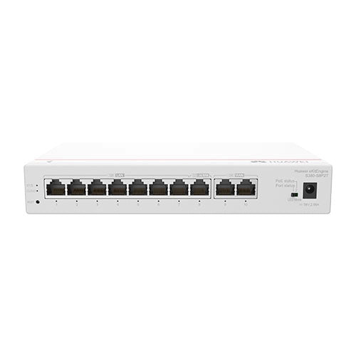 S380 S8P2T 2*GE WAN 8*GE LAN(PoE+ 124W) up to 350 users forwarding performance 2