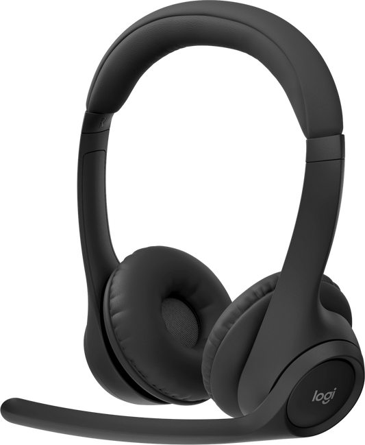 Logitech Headset-Zone 300-Black- BT-N/A-EMEA28i-935, dual noise-cancelling mics,
