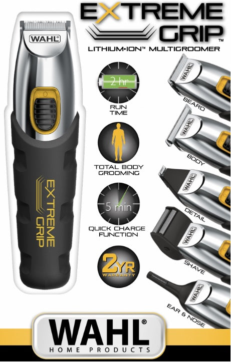 Wahl Lithium Ion 25 Piece Extreme Grip Multigroomer Retail