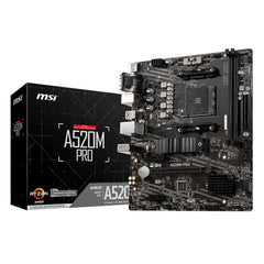 MSI A520M-PRO AMD AM4 MATX Gaming Motherboard 