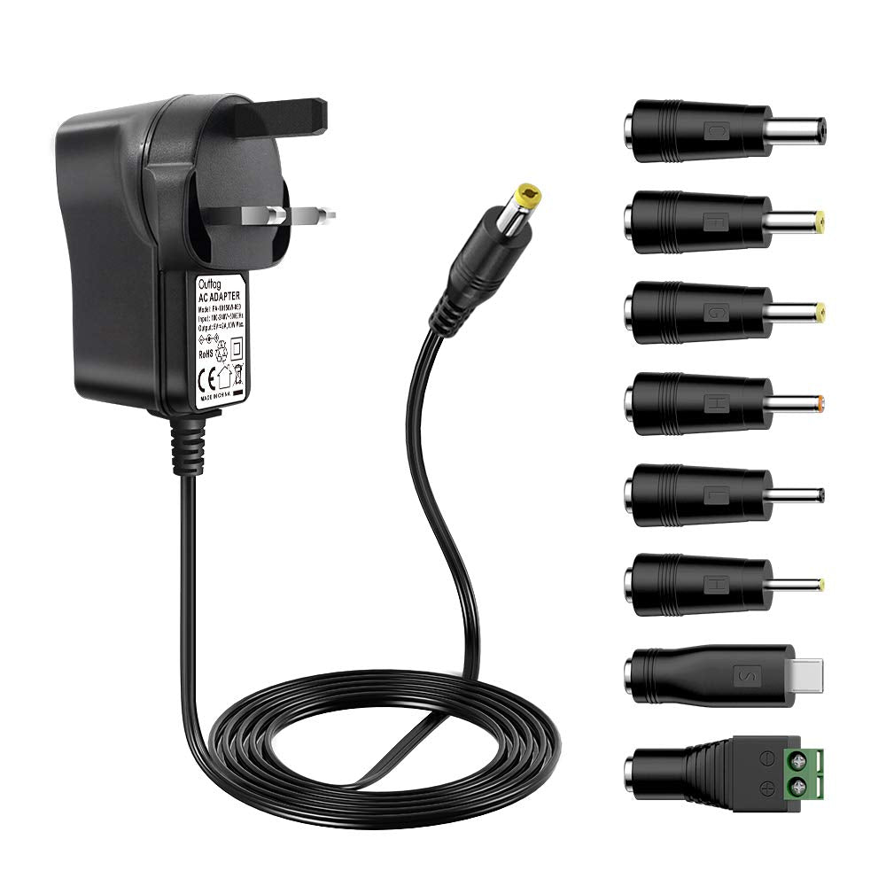 UNIVERSAL AC ADAPTOR 2xUSB 5V2A (2 pack by Valotronics)