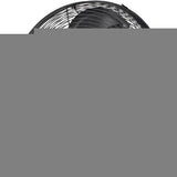 Alva Air 50cm High Velocity Matte Black Floor Fan