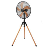 Alva Air 40cm Wooden Finish Tripod Fan 50w