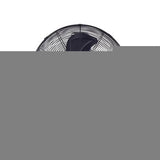Alva Air 50cm Black With Yellow 160w Floor Fan