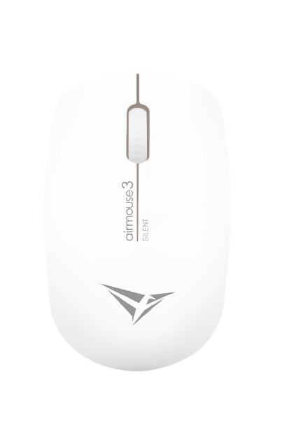 Alcatroz Airmouse 3 Silent Wireless Mouse - White (2 pack by Valotronics)