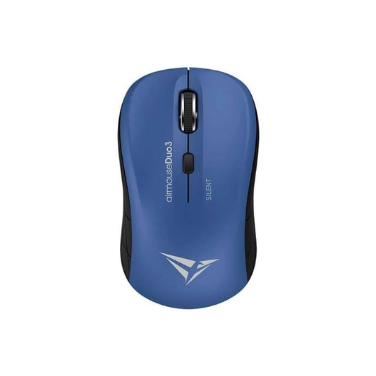 Alcatroz Airmouse Duo 3 Silent Wireless and Bluetooth Mouse - Black/Blue